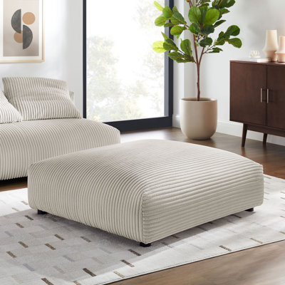 Repose-pieds modulaire en tissu Solace