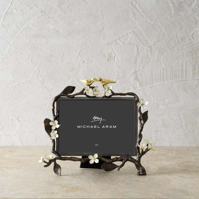 Lovebirds Metal Picture Frame