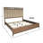 Aurora Panel Bed, Latte-1156275751
