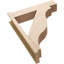 Bois de cèdre brut Funston Block TimberThane Perspector, brun clair apprêté-89129109