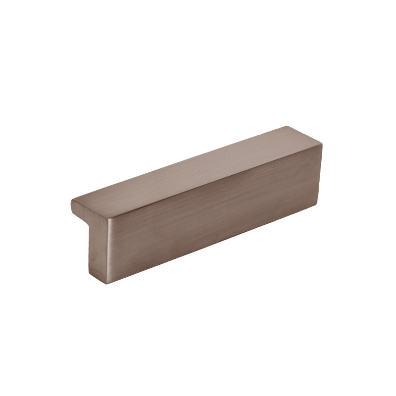 Cabinet Finger Edge Pull, Satin Stainless Steel, 1.97"