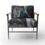 Crossreagh - Fauteuil d'appoint rembourré en marbre-1256646337
