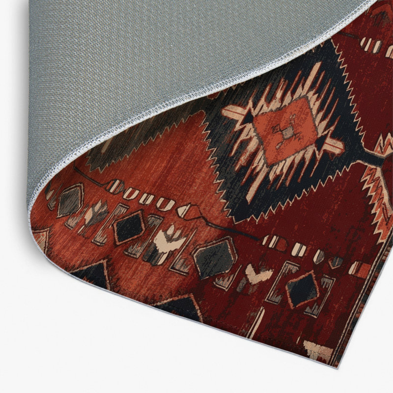 Tapis turc intérieur et extérieur brun, Rectangulaire 2 pi x 3 pi