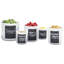6" Round Black Melamine Utensil Holder