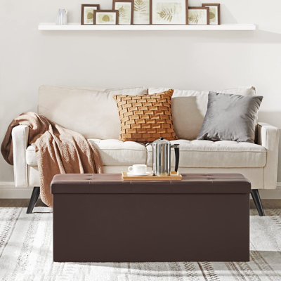 Banc de rangement pliant 43 "