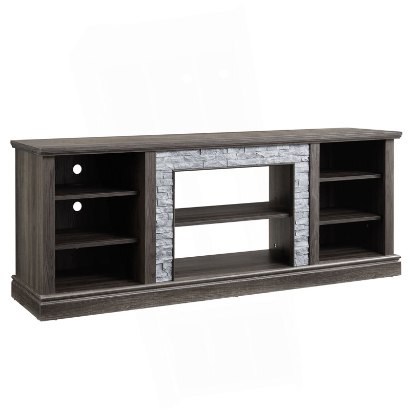 Crédence de rangement Jazai, H 25,86 po x L 70,14 po x l 15,37 po, Non, Gris 1
