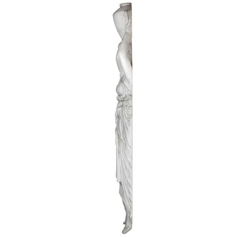 61 in. x 19 in. Dione the Divine Water Goddess Wall Sculpture