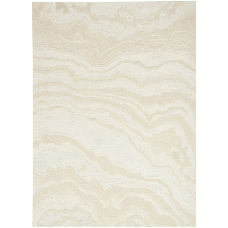 Abstract 10Mm Pile Rug, Handmade Modern Wool Stain Resistant Rug For Bedroom, Living, & Dining Room, Rectangle 236 x 297 cm