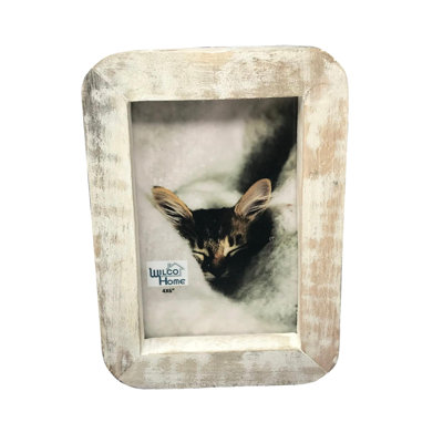 Elipse Picture Frame 4x6 - White Wash