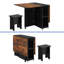Ensemble de table de salle à manger pliable portable L 55,10 po x l 31,69 po Lunna-1433861366-1442158226