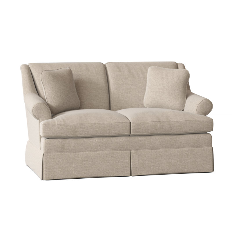 Connor Upholstered 59'' Loveseat, Shambala 10 Beige Performance Chenille, Yes