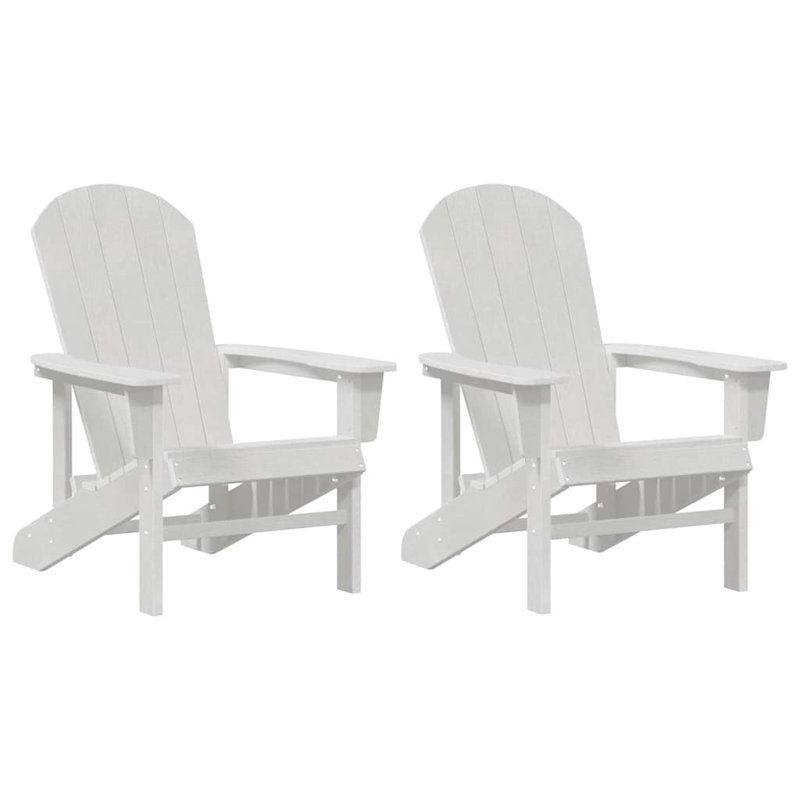 Outdoor Adirondack Chair, White