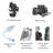 DAHEAT 67" x 31.5" Whirlpool and Air Bath Soaking Combination Acrylic Tub with 14 Jets and Adjustable Speed Air Blower and Air type control switch, Gloss White