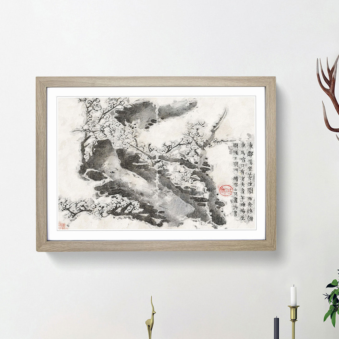 Plum Blossoms Vol.9 by Jin Nong - Picture Frame Painting Print