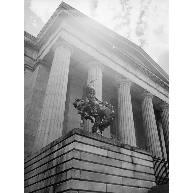 American Art Museum Print by Scott Wurzel, 31.2" H x 25.2" W, Black Framed Paper