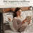 Platform Bed with Upholstered Adjustable Headboard, No Box Spring Needed-19539206-19539224