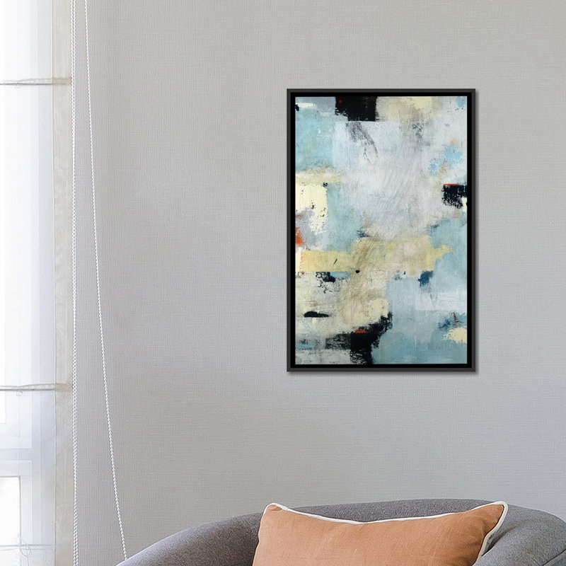 « i veux it all », impression sur toile, H 26 po x l 18 po x P 1,5 po, Toile avec cadre noir, Pas de tapis