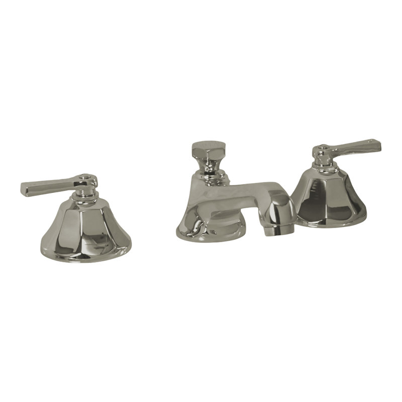 Mississippi Deck Mount Widespread Lavatory Faucet by Strom Living, Matte Nickel