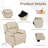Alexzia Kids 14.2'' Recliner Chair with Collapsible Footrest-944500383