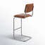 Tabouret de bar et de comptoir en cuir Walsh-367446069-367446075