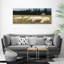 Sheep Grazing - No Frame Print on Canvas