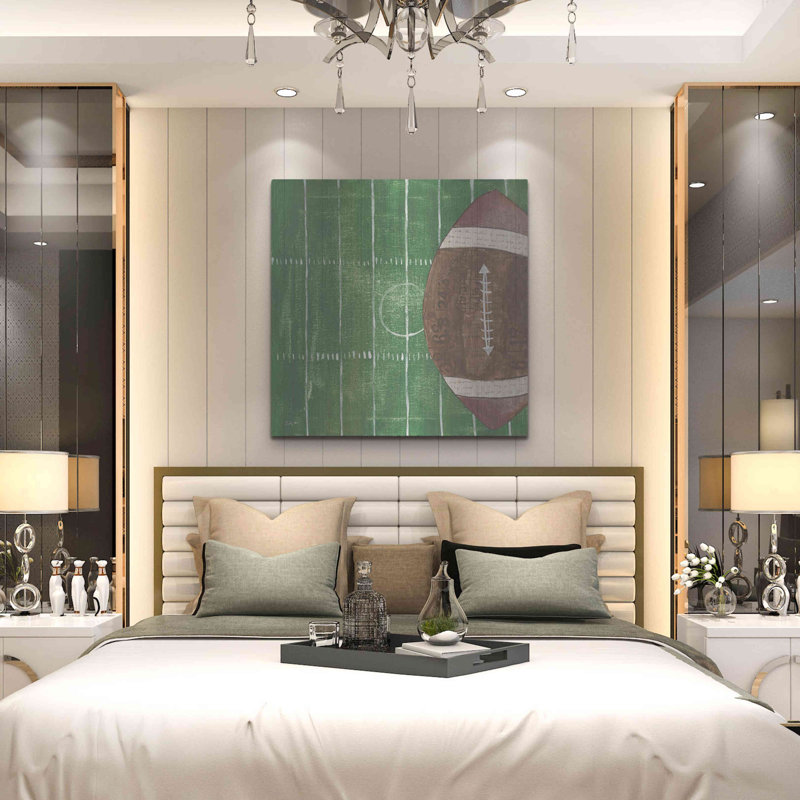 Lark Manor ™ «On the Field I» par Courtney Prahl, art mural en métal, H 36 po x l 36 po
