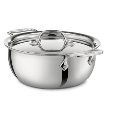10 1/2 x 4 All-Clad® Stainless 3-PLY Bonded Dutch Oven