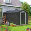 8 Ft. W X 10 Ft. D Outdoor Galvanized Steel Storage Shed