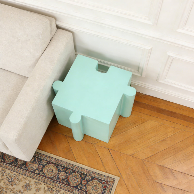 Art Side Table, Light Green
