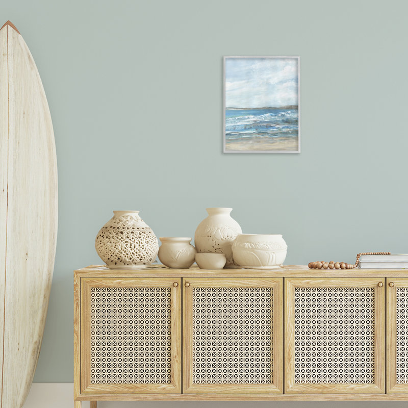  «Sandy Surf Beach», estampe numérique par Jessie Perry, Estampe numérique Farmhouse, H 20 po x l 16 po