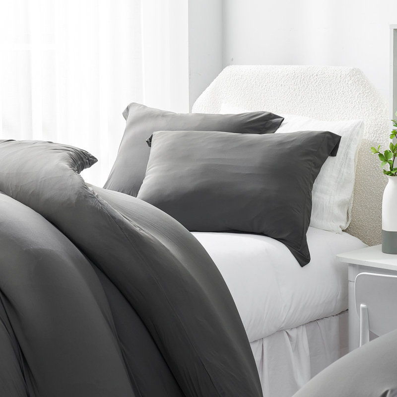 Look At This Thicky - Coma Inducer Oversized Comforter Set - Extra Thicky, Twin Extra Long Comforter, Gray