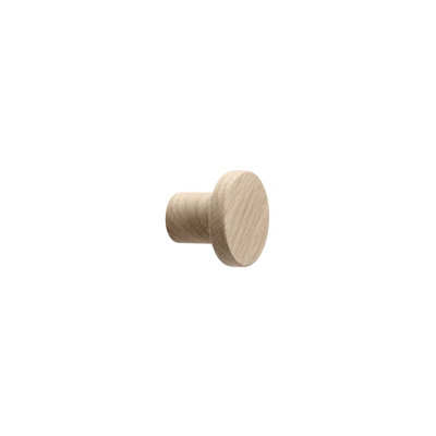 Untreated Oak Wood "Fortis" Cabinet Hardware
