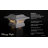 Kingsbridge Solar Powered Integrated LED Aluminum Fence Post Cap Light 4 in. x 4 in. with Base Adapter Included-75689566