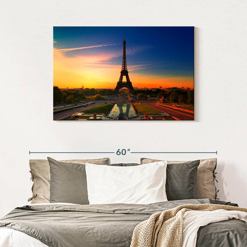 Kavia Eiffel Tower At Sunrise, 30" H x 45" W