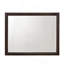 Miroir de commode foncé foncé