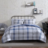Peri Plaid Reversible Bed in a Bag Comforter Set