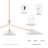 Modway Journey 3-Light 14" Arm Pendant-126692425