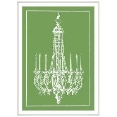 «Pop Chandelier», reproduction d'impression encadrée