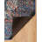 Breedlove Traditional Machine Woven Flatweave Blue and Ivory Area Rug with Non Skid Backing-506457382