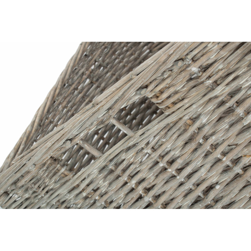 Wicker Storage Basket, 26cm H x 50cm W x 42cm D