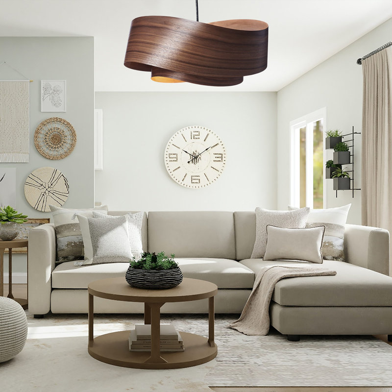 Flow 4 - Light Chandelier, 11" H x 33" W x 31" D, 4