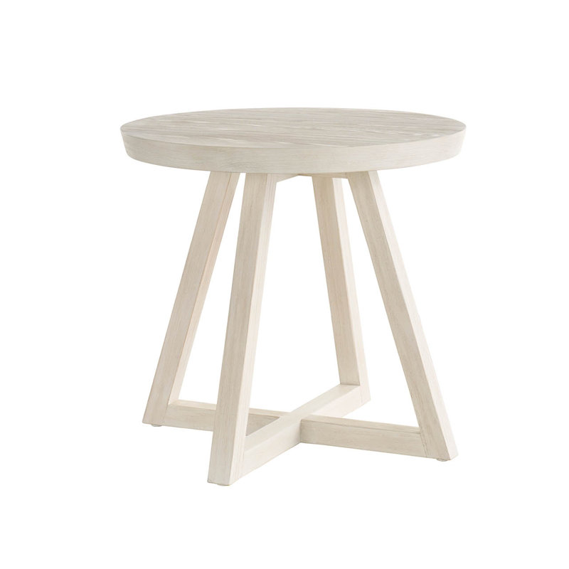 Dwell End Table, Ivory