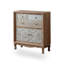 Console rectangulaire en bois massif brun