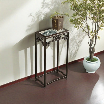 Solid Wood Stand: Warm Hue, Clear Grain, and Artfu