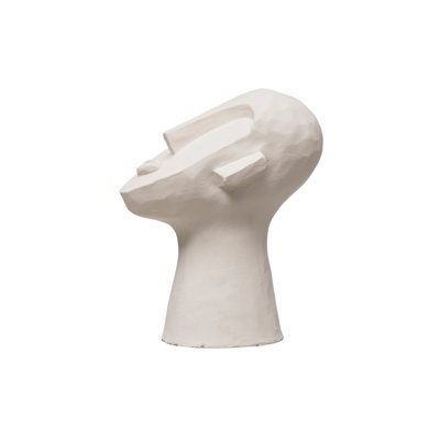 Cement Face Sculpture