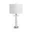 Lampe de table en marbre 28 po Moorestown, blanc
