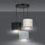 Eamie 3 - Light Black Cluster Pendant-1193685077