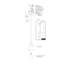 Luminaire suspendu cylindrique à 1 lumière Casitas
