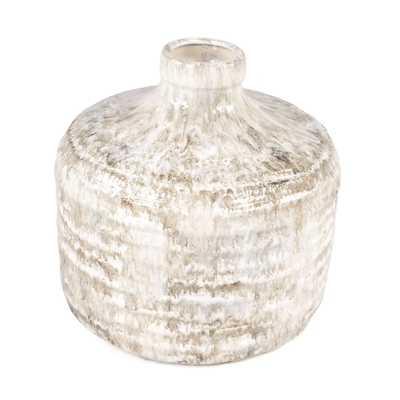 Boudicca Stoneware Table Vase, 11.5" H x 11" W x 11" D