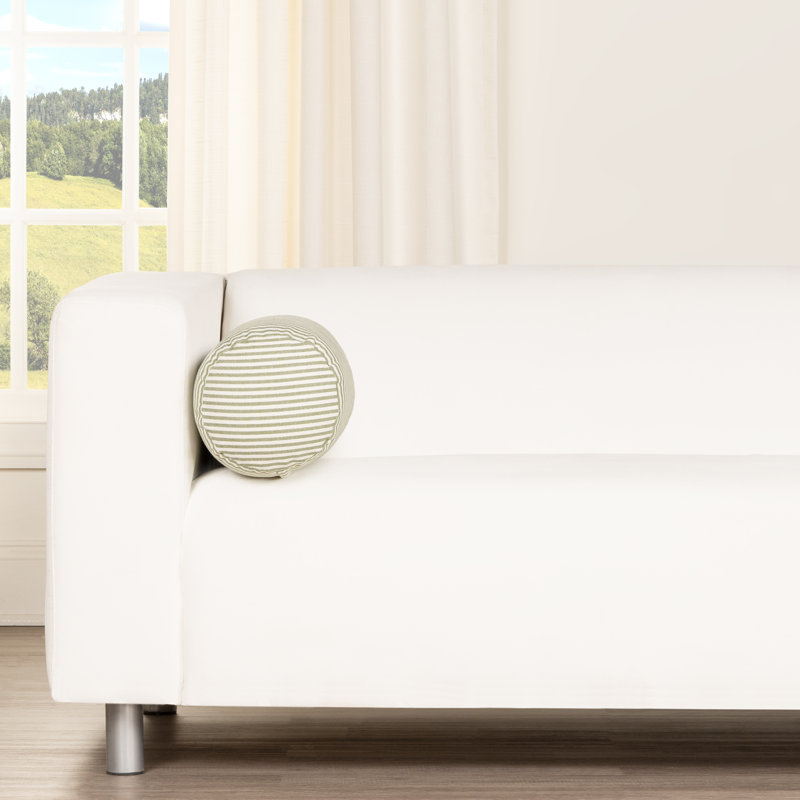 Coussin de traversin d'extérieur Sunbrella Refresh Hedge, Hedge, 21" x 8"